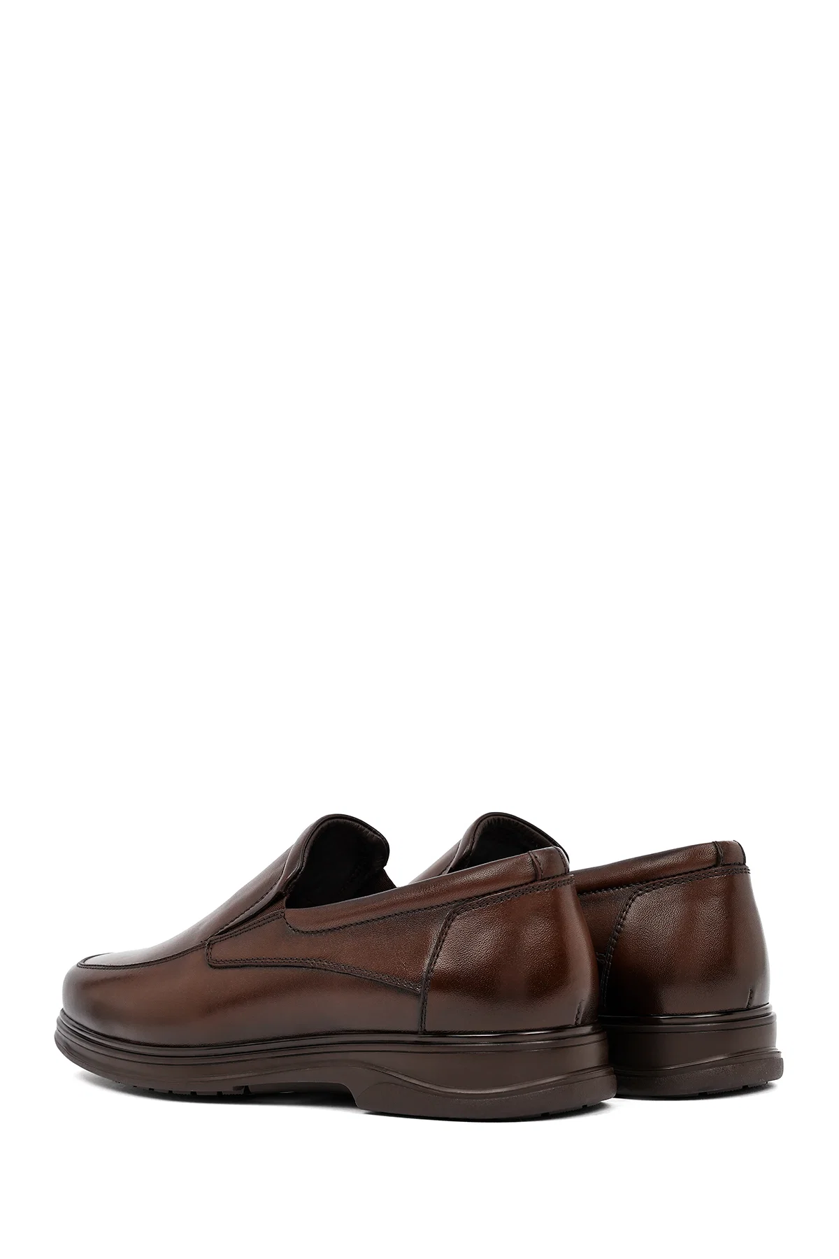 Erkek Kahverengi Deri Casual Loafer - Image 5