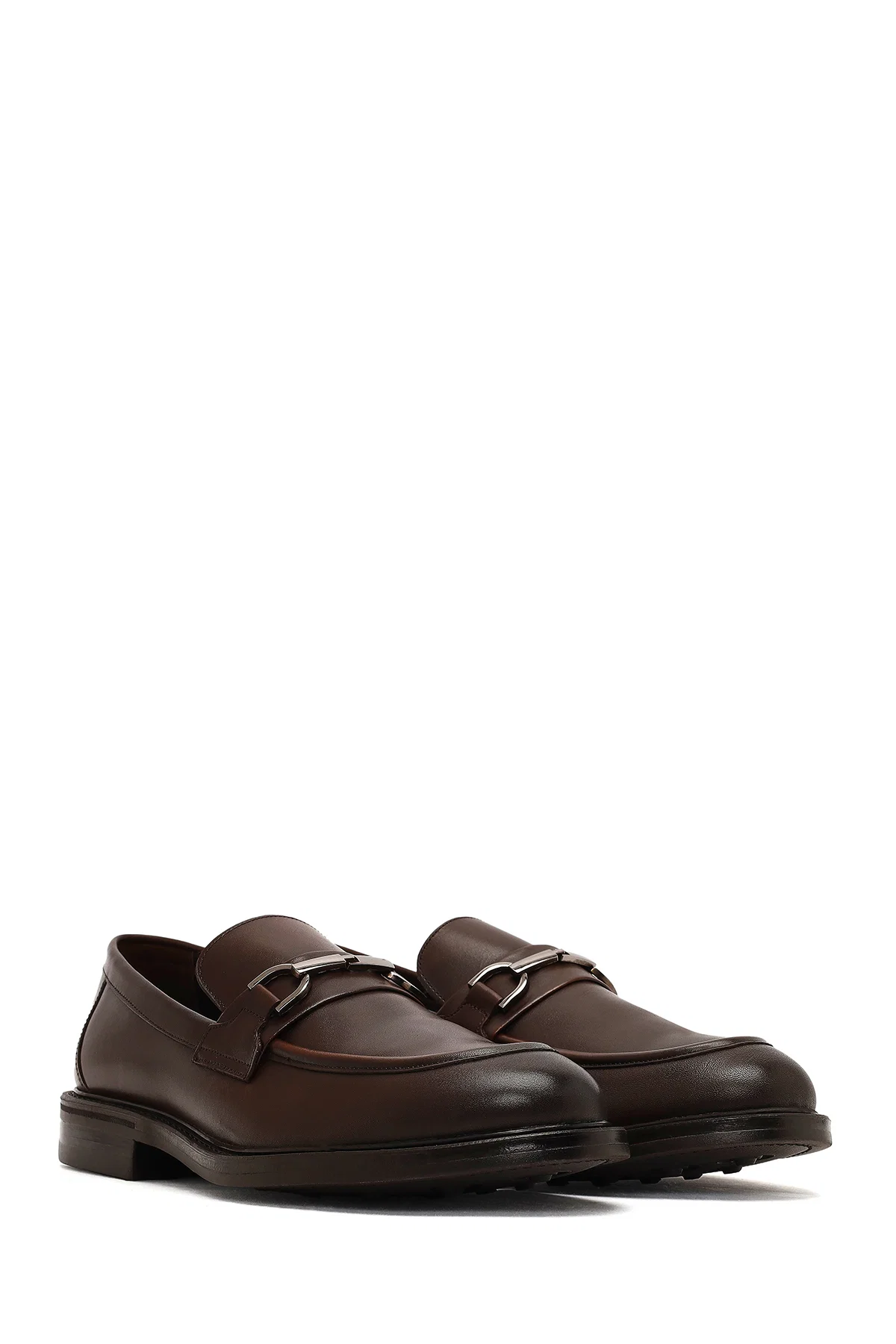 Erkek Kahverengi Deri Casual Loafer - Image 3