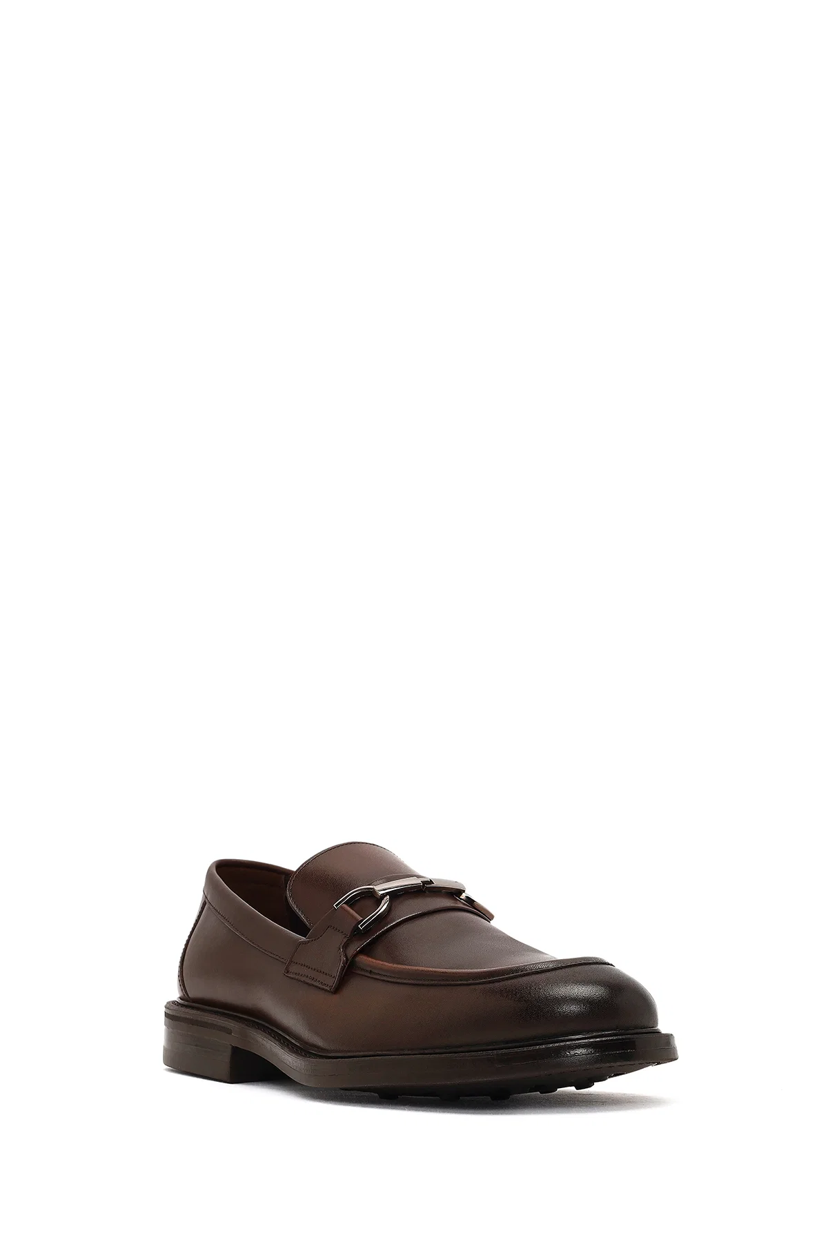 Erkek Kahverengi Deri Casual Loafer - Image 6
