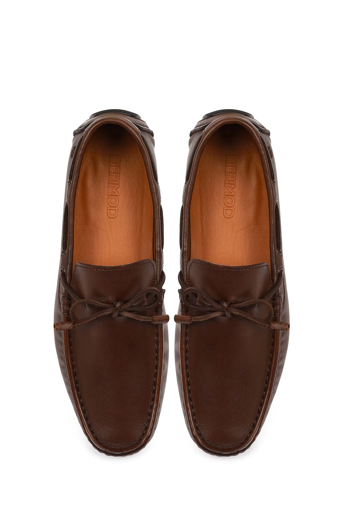 Erkek Kahverengi Deri Casual Loafer - Image 4