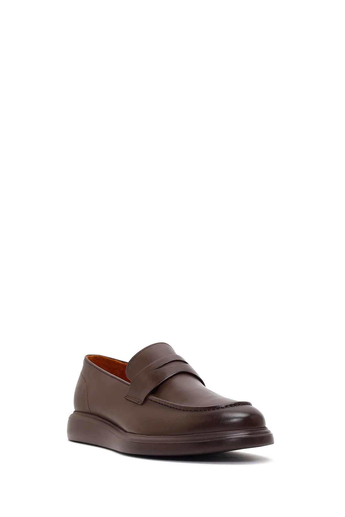 Erkek Kahverengi Deri Casual Loafer - Image 7