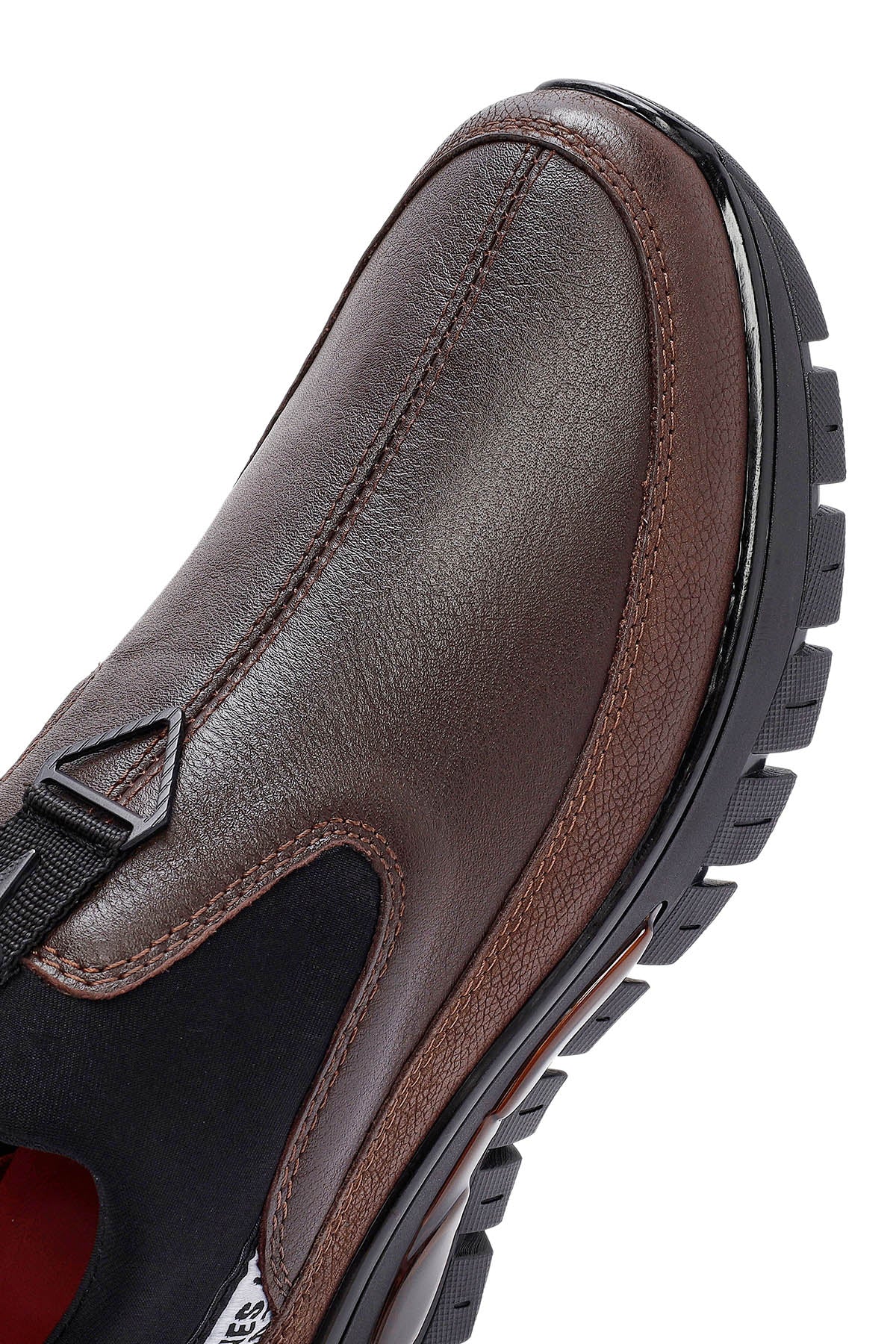 Erkek Kahverengi Deri Comfort Loafer - Image 10