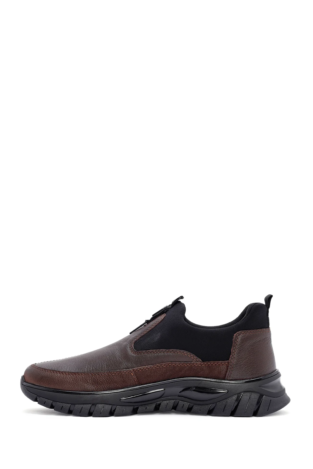 Erkek Kahverengi Deri Comfort Loafer - Image 2