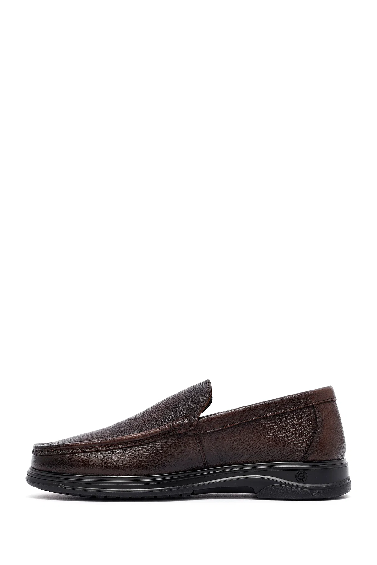 Erkek Kahverengi Deri Comfort Loafer - Image 2