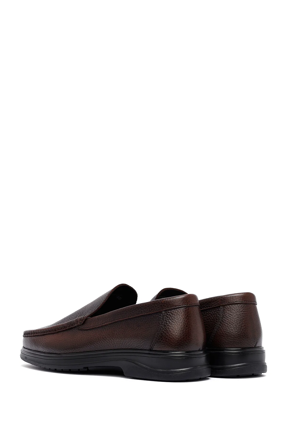 Erkek Kahverengi Deri Comfort Loafer - Image 5