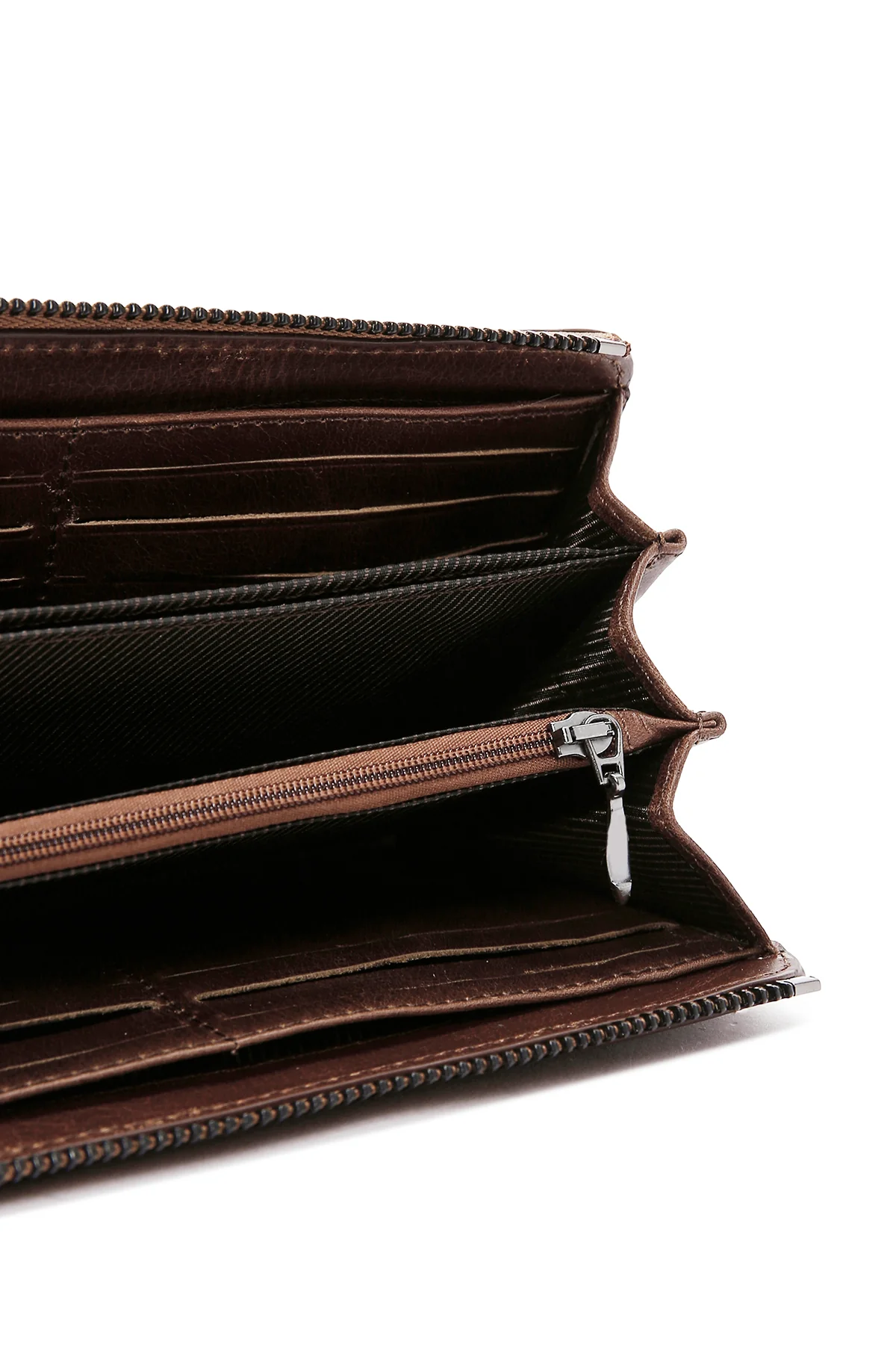 Erkek Kahverengi Deri El Çantası - Image 7