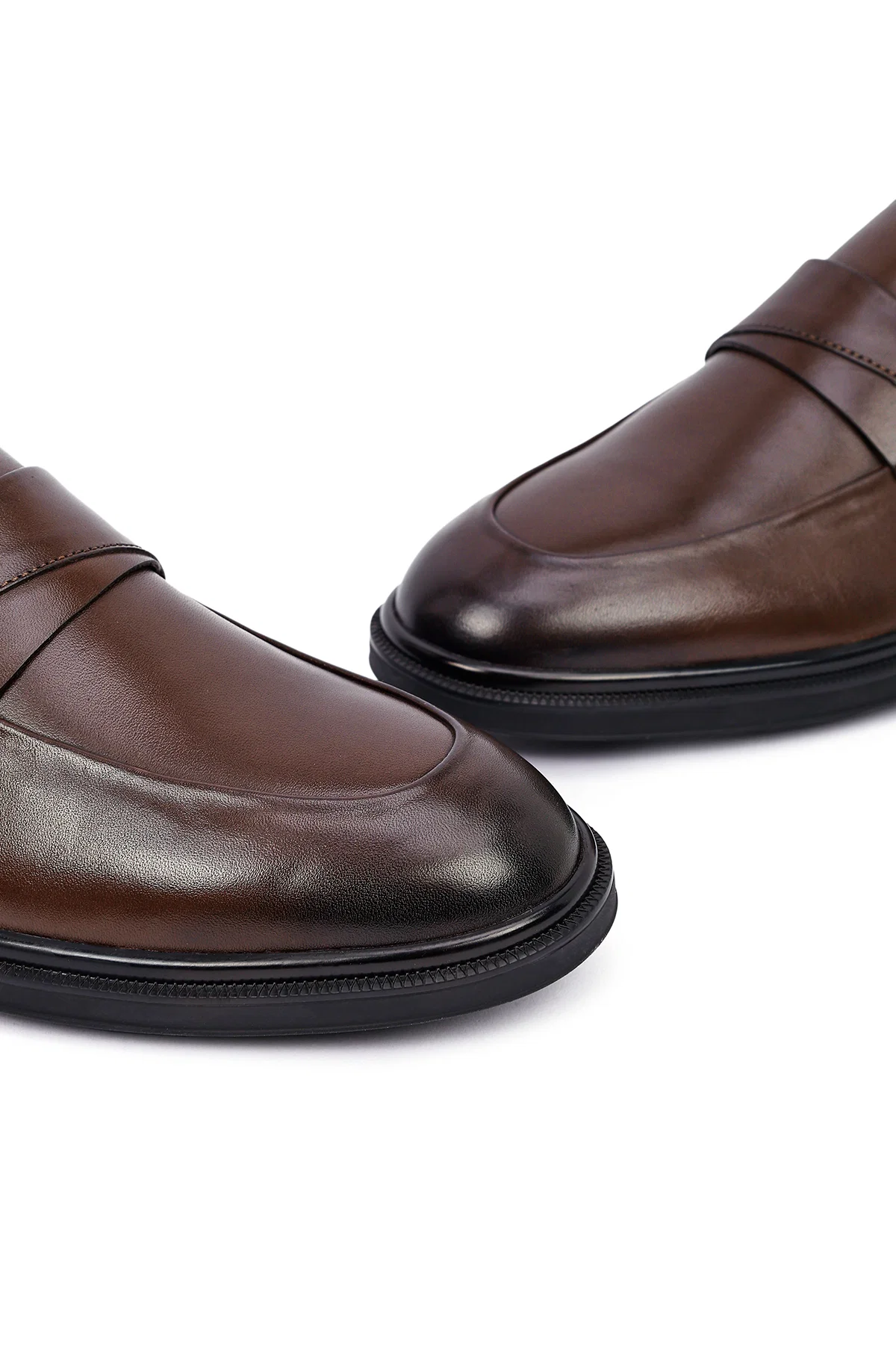 Erkek Kahverengi Deri Klasik Loafer - Image 10