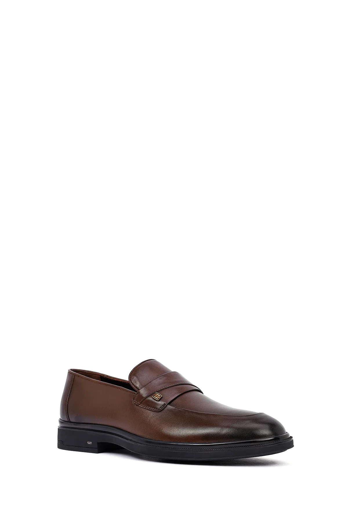 Erkek Kahverengi Deri Klasik Loafer - Image 6