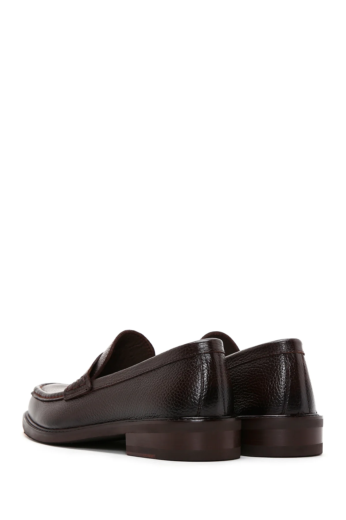 Erkek Kahverengi Deri Klasik Loafer - Image 5
