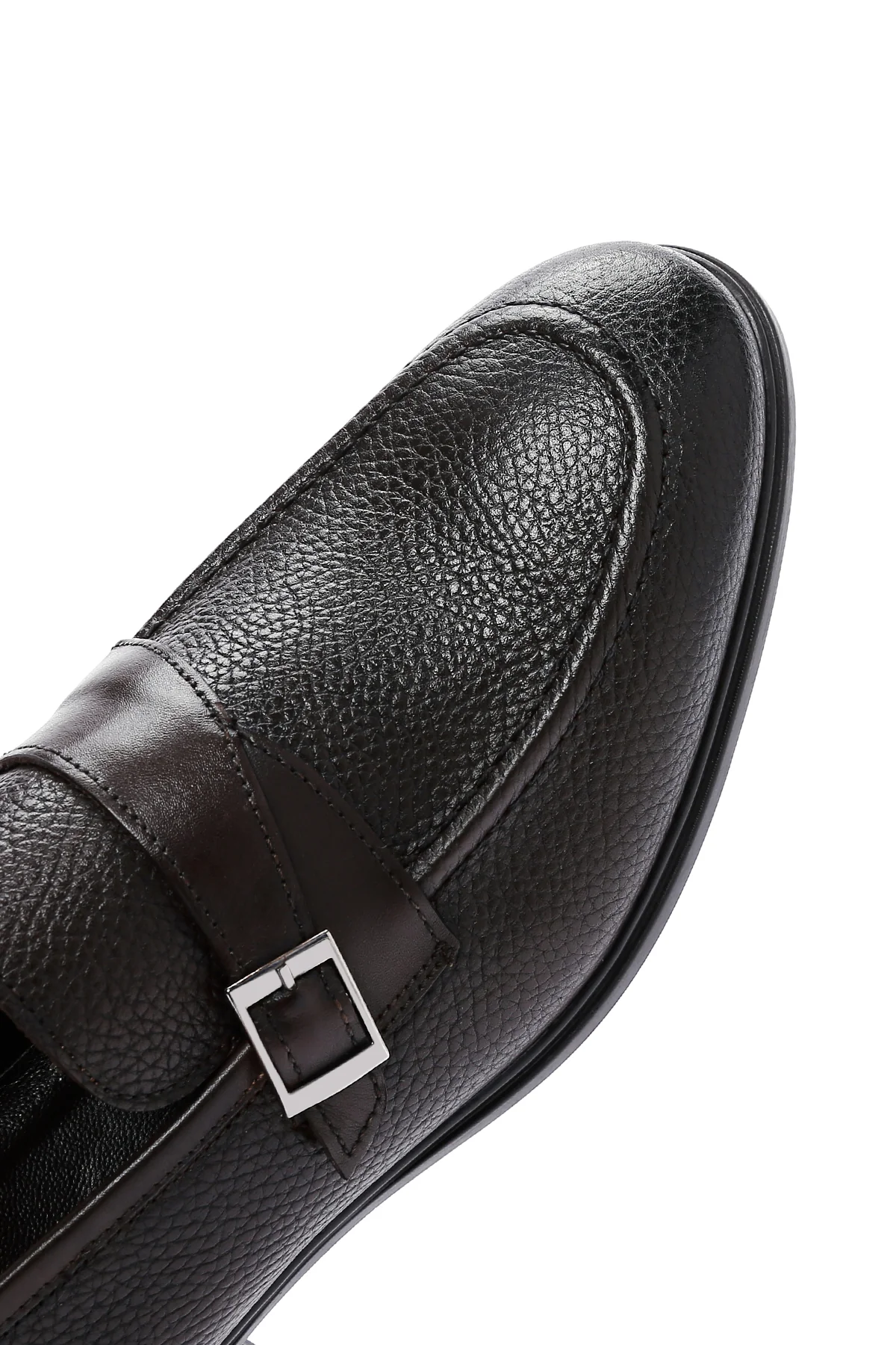 Erkek Kahverengi Deri Klasik Loafer - Image 9