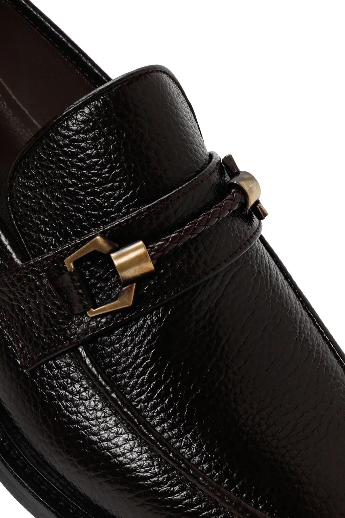 Erkek Kahverengi Deri Klasik Loafer - Image 10