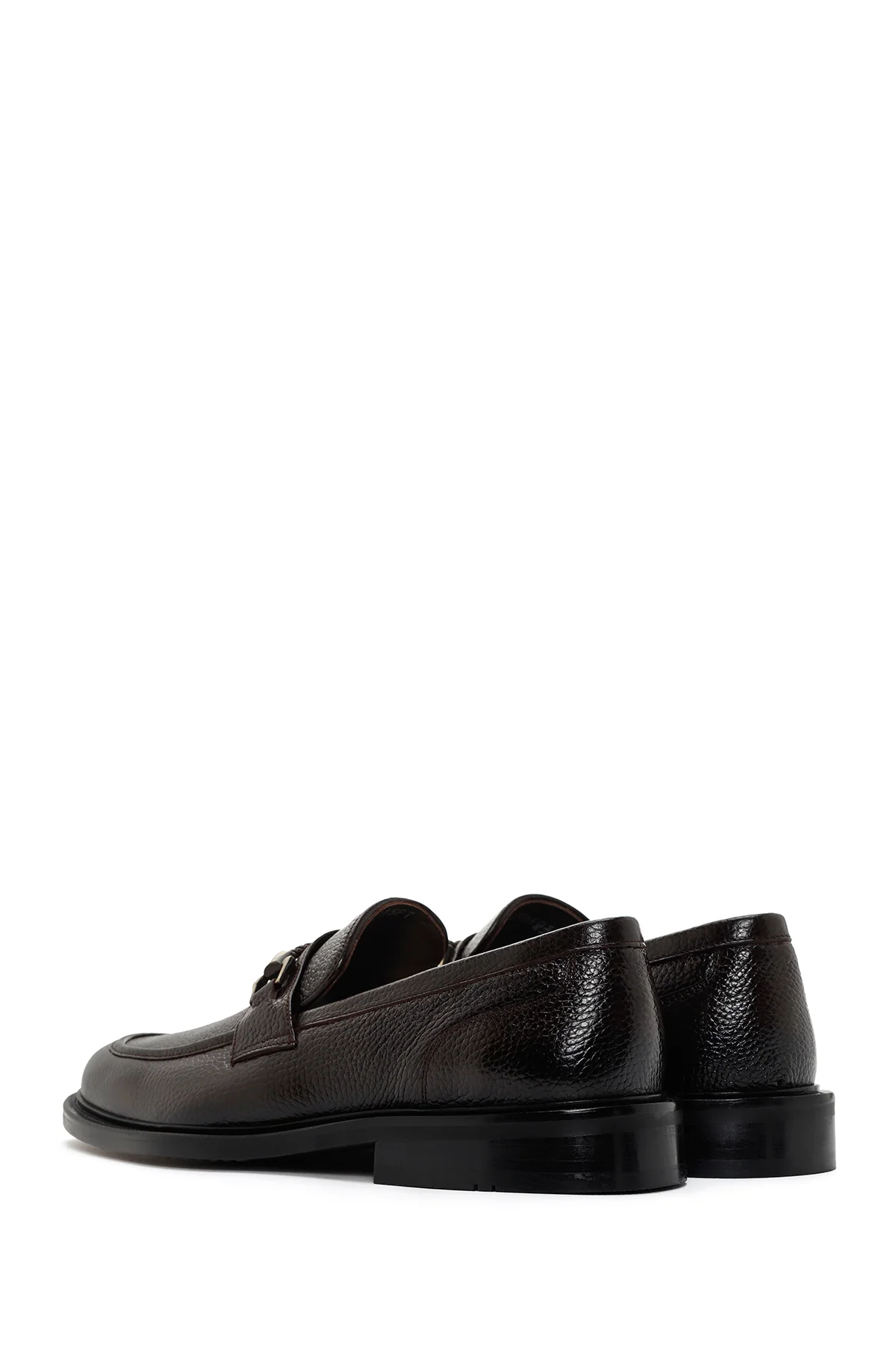 Erkek Kahverengi Deri Klasik Loafer - Image 5