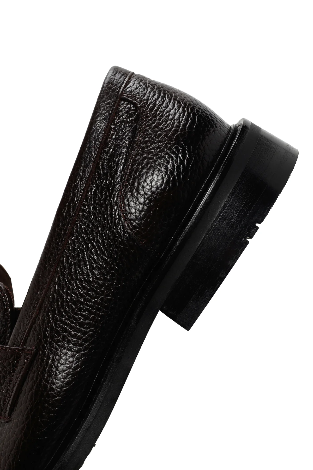 Erkek Kahverengi Deri Klasik Loafer - Image 7