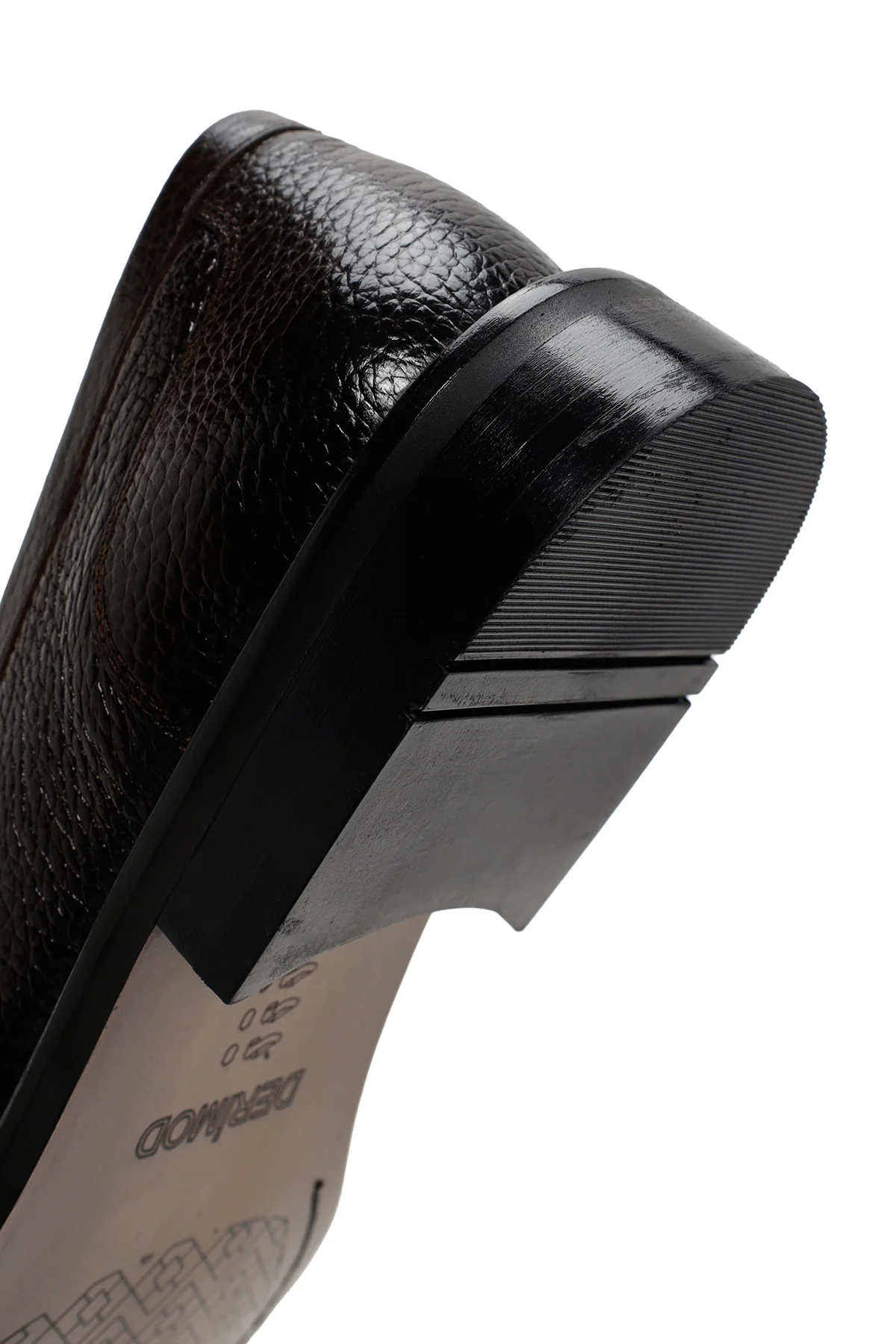 Erkek Kahverengi Deri Klasik Loafer - Image 8