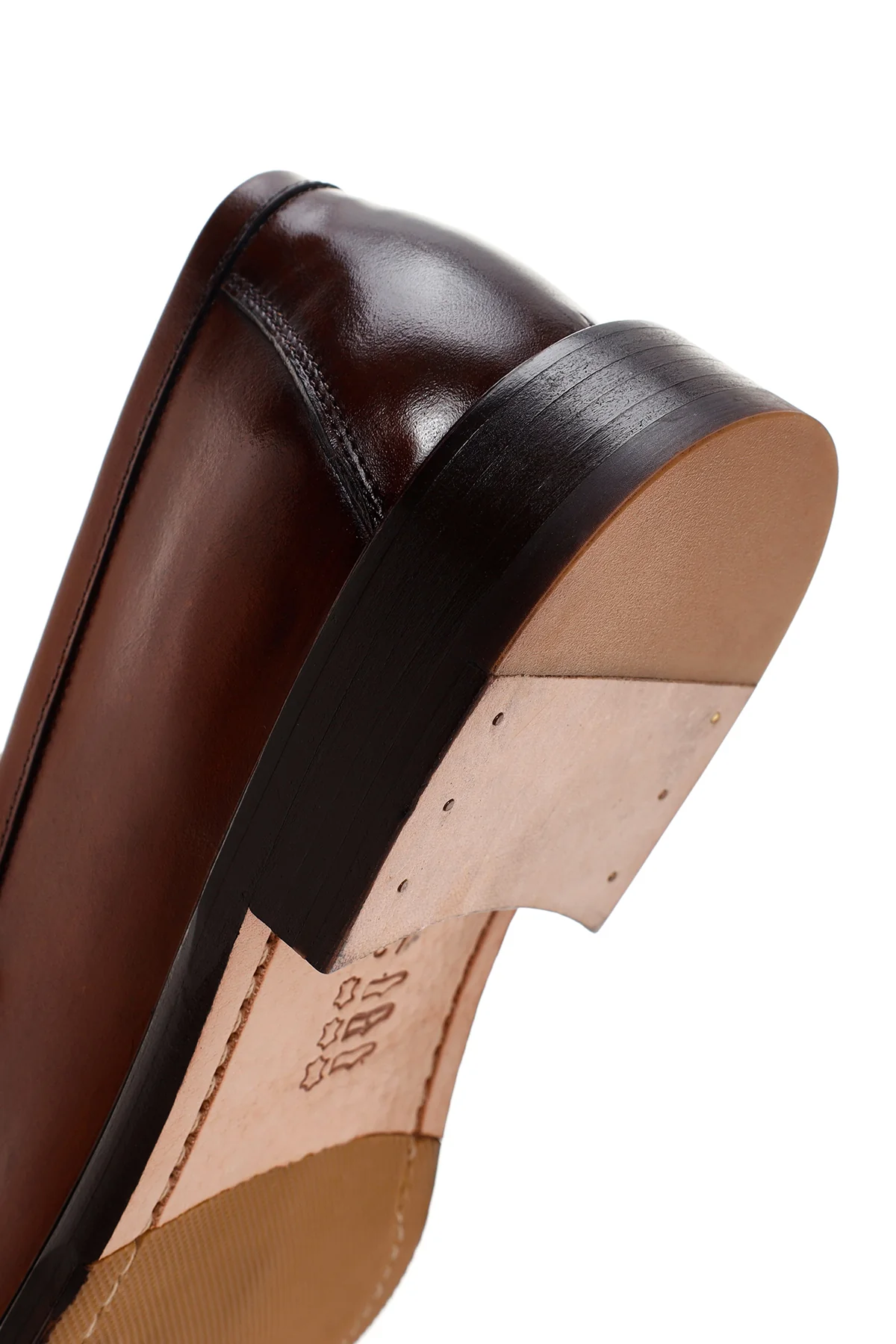 Erkek Kahverengi Deri Klasik Loafer - Image 8