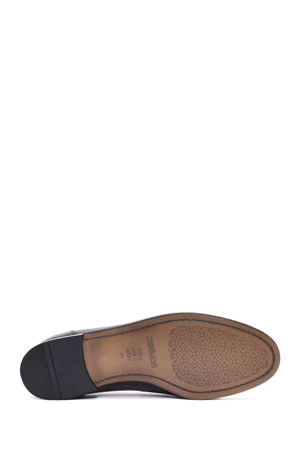 Erkek Kahverengi Deri Klasik Loafer - Image 4