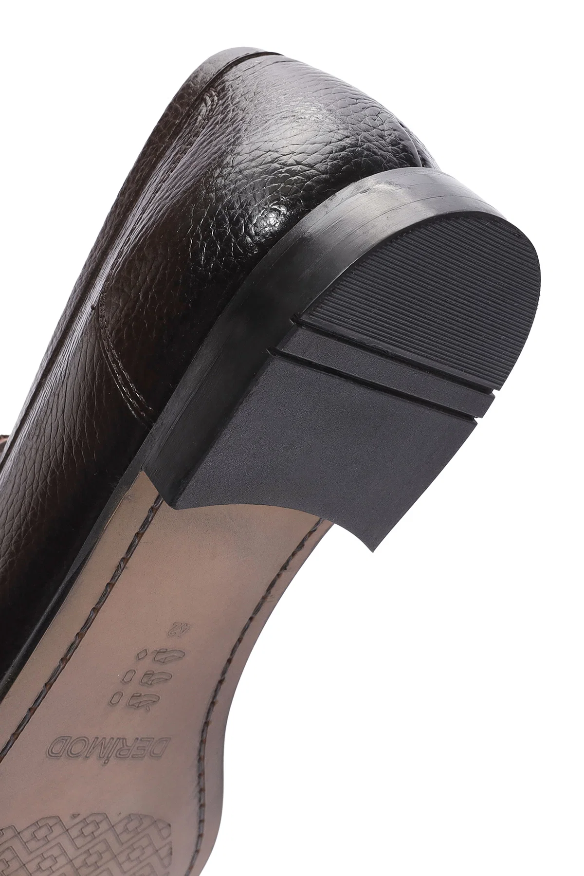 Erkek Kahverengi Deri Klasik Loafer - Image 8