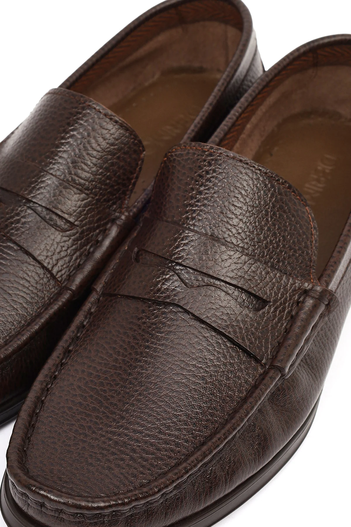 Erkek Kahverengi Deri Klasik Loafer - Image 8