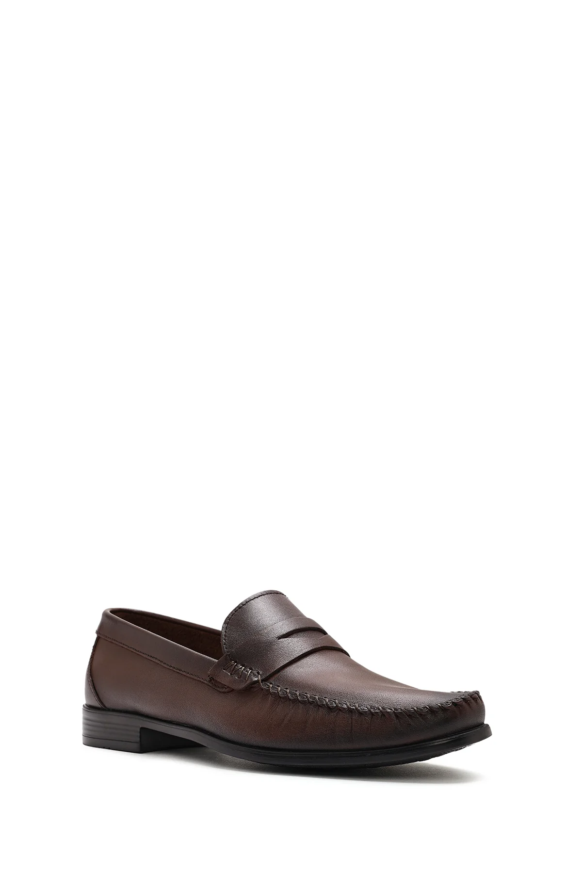 Erkek Kahverengi Deri Loafer - Image 7