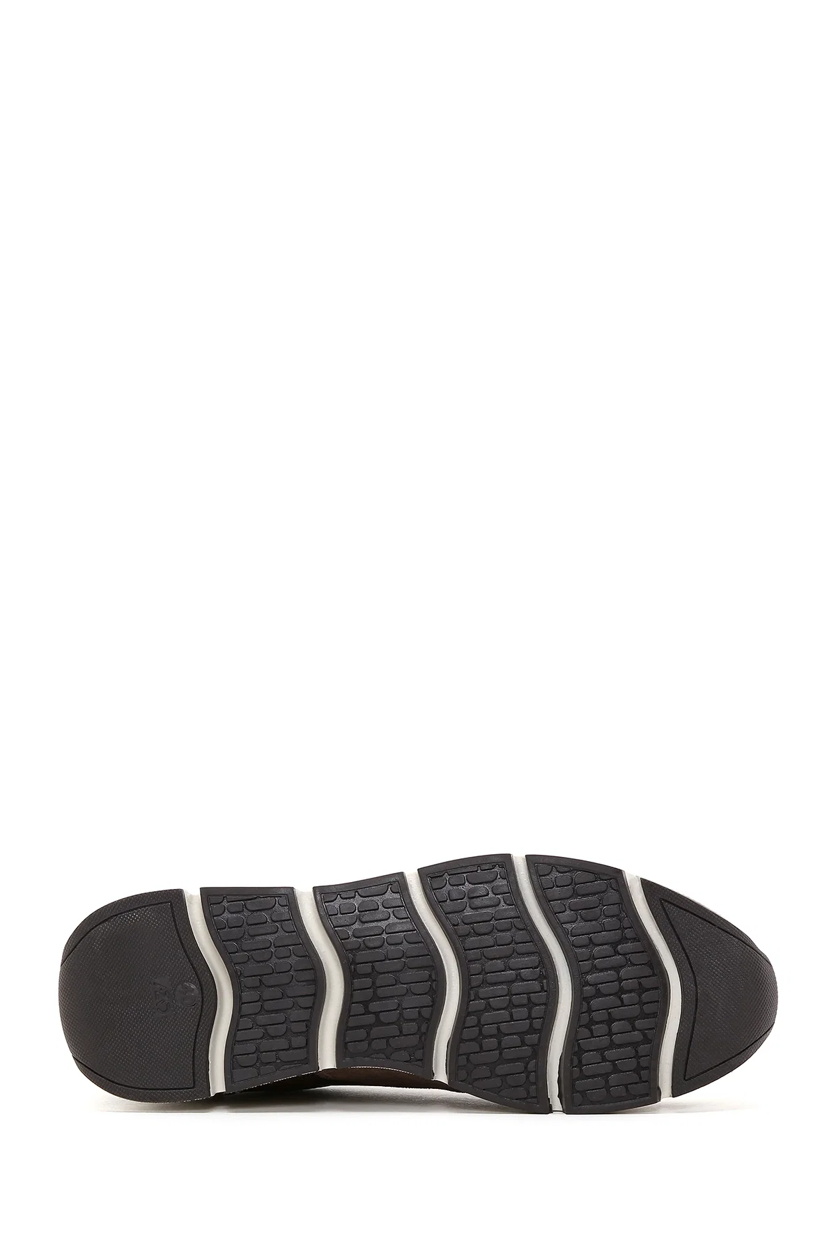 Erkek Kahverengi Deri Süet Detaylı Sneaker - Image 5