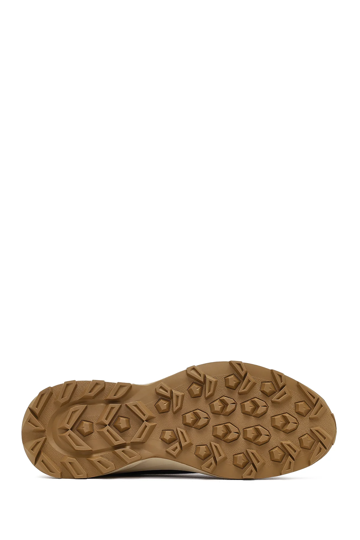 Erkek Kahverengi Kalın Tabanlı Deri Casual Sneaker - Image 4