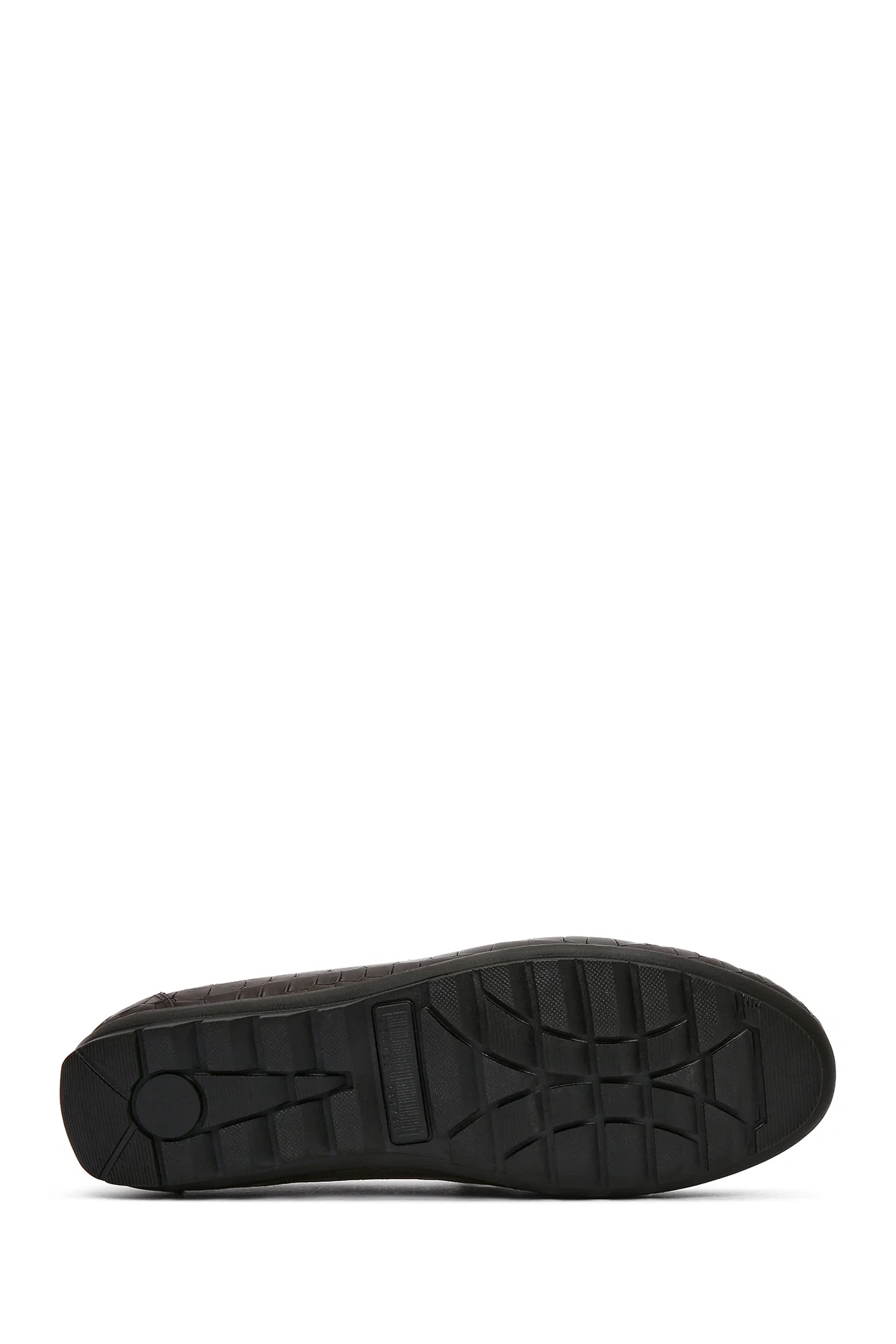 Erkek Kahverengi Kroko Desenli Deri Casual Loafer - Image 4