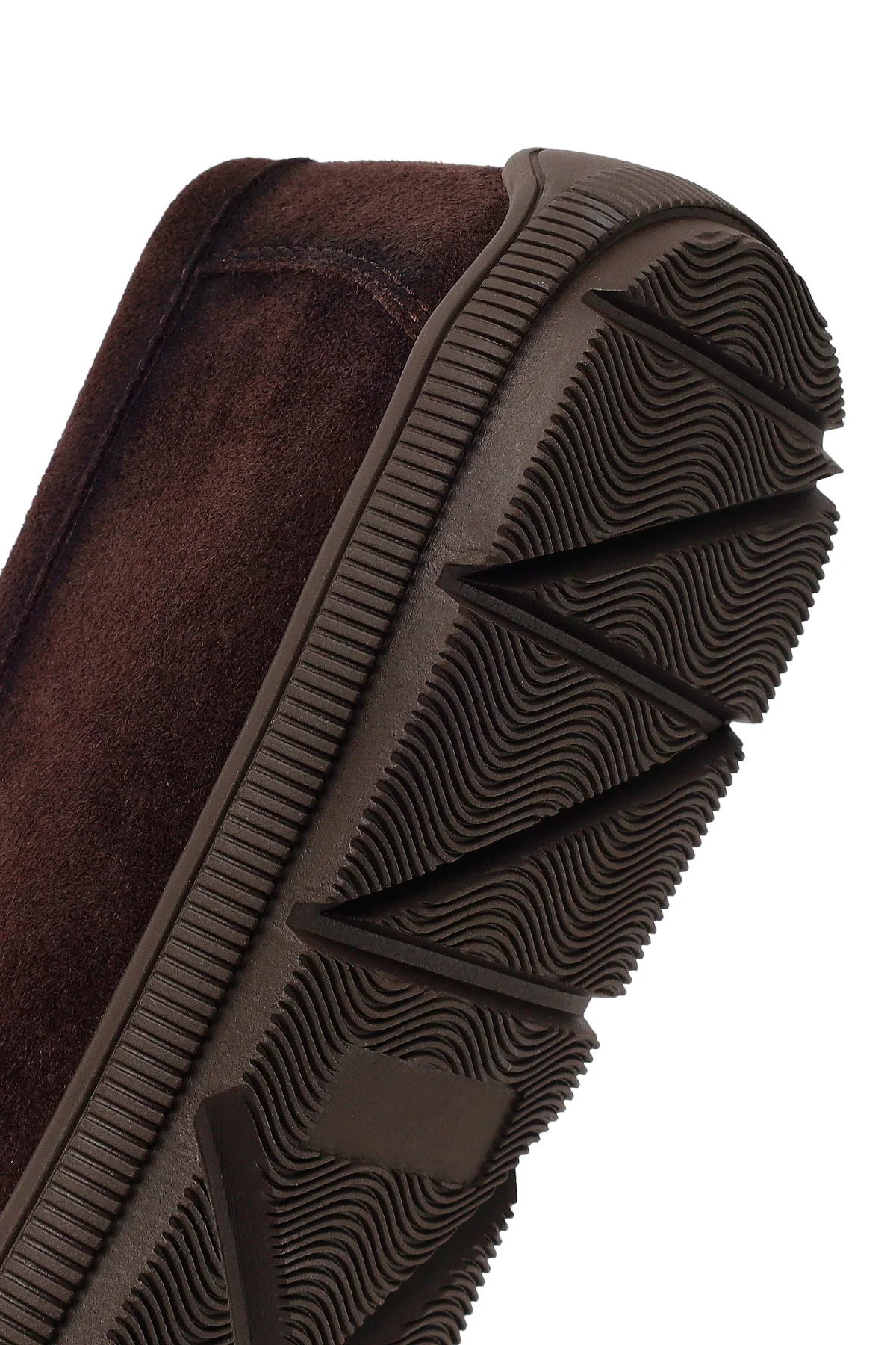 Erkek Kahverengi Süet Deri Casual Loafer - Image 8