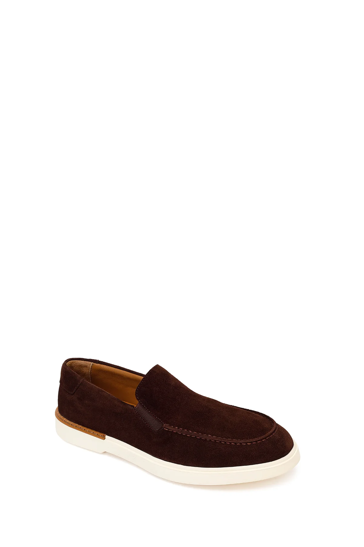Erkek Kahverengi Süet Deri Loafer - Image 7