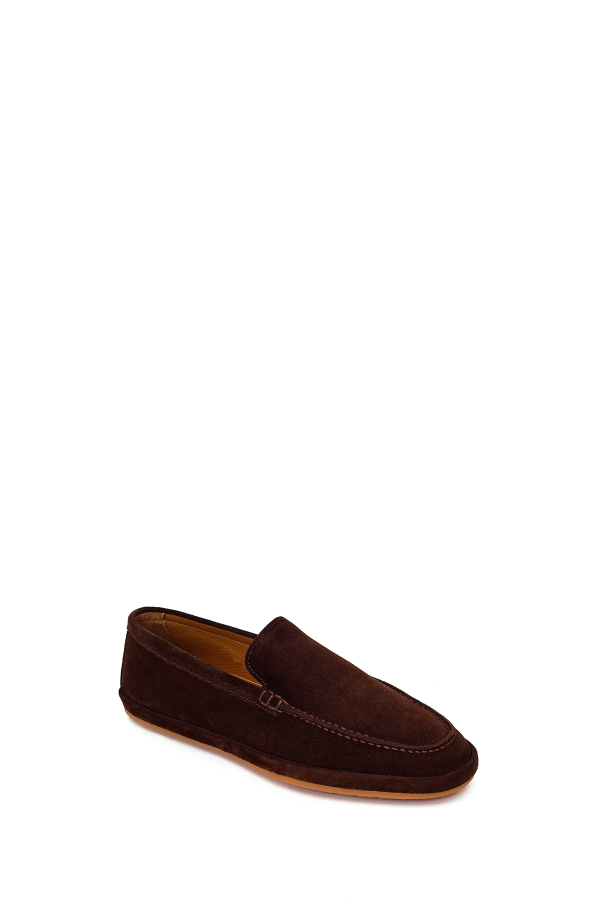Erkek Kahverengi Süet Deri Loafer - Image 7