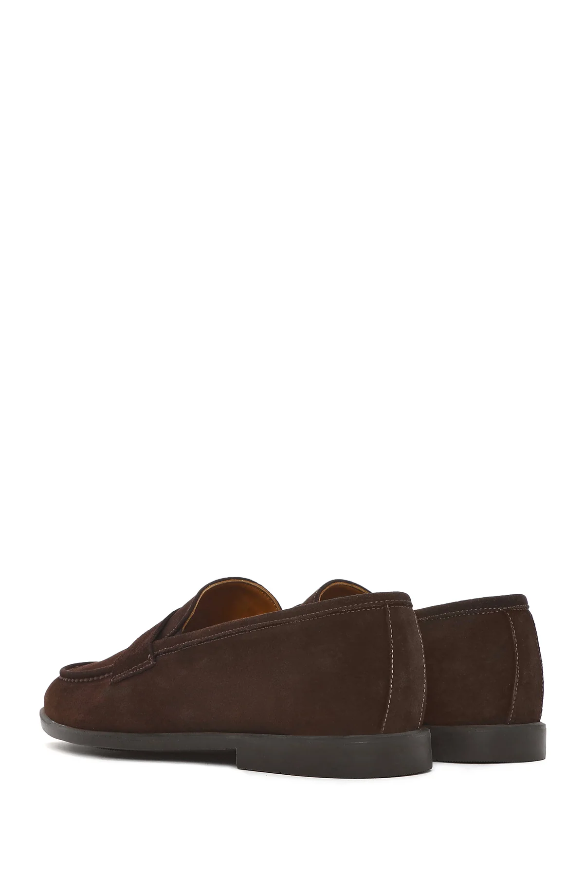 Erkek Kahverengi Süet Deri Loafer - Image 6