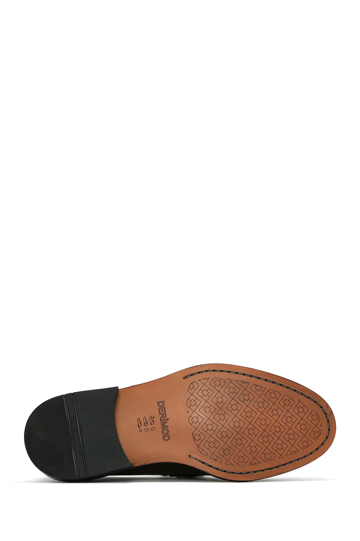 Erkek Kahverengi Tokalı Deri Klasik Loafer - Image 5