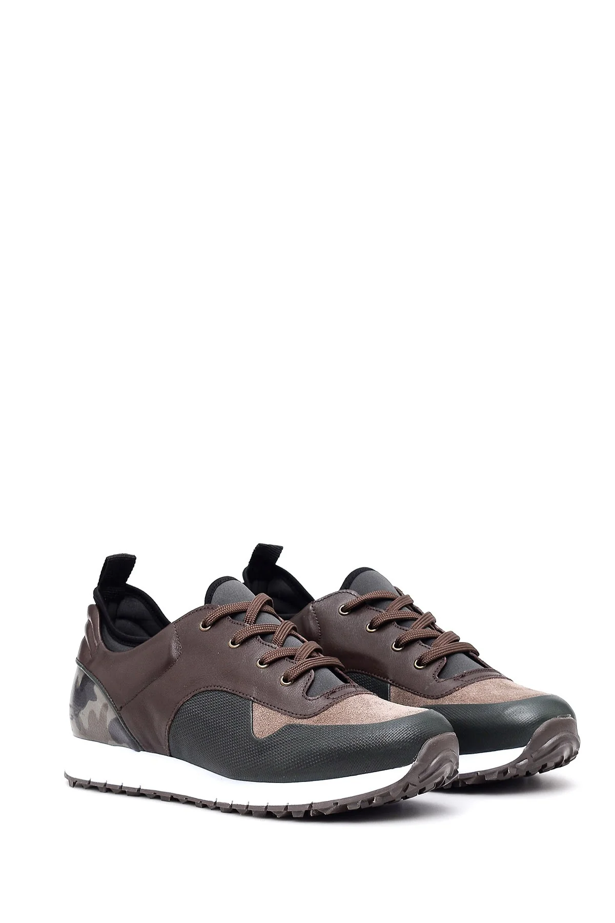 Erkek Kamuflaj Detaylı Sneaker - Image 4