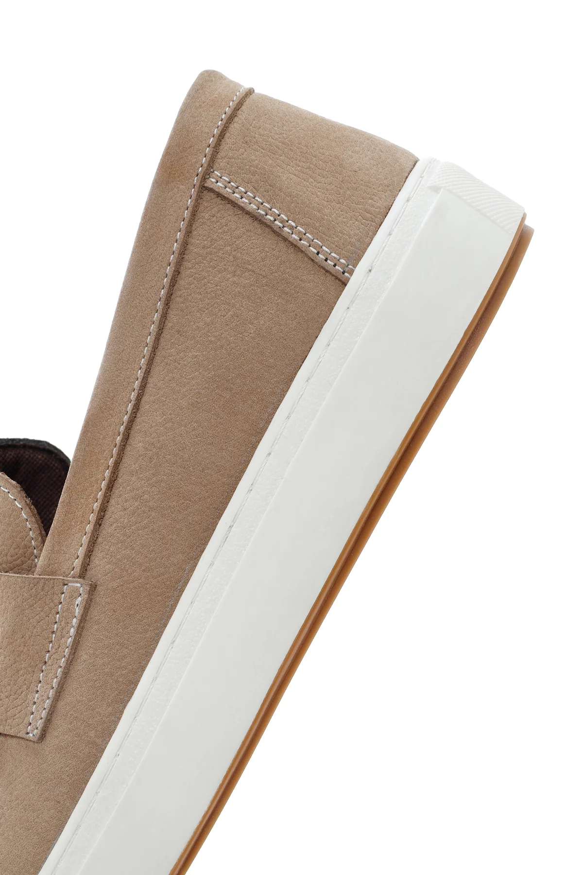 Erkek Kum Nubuk Deri Casual Loafer - Image 7