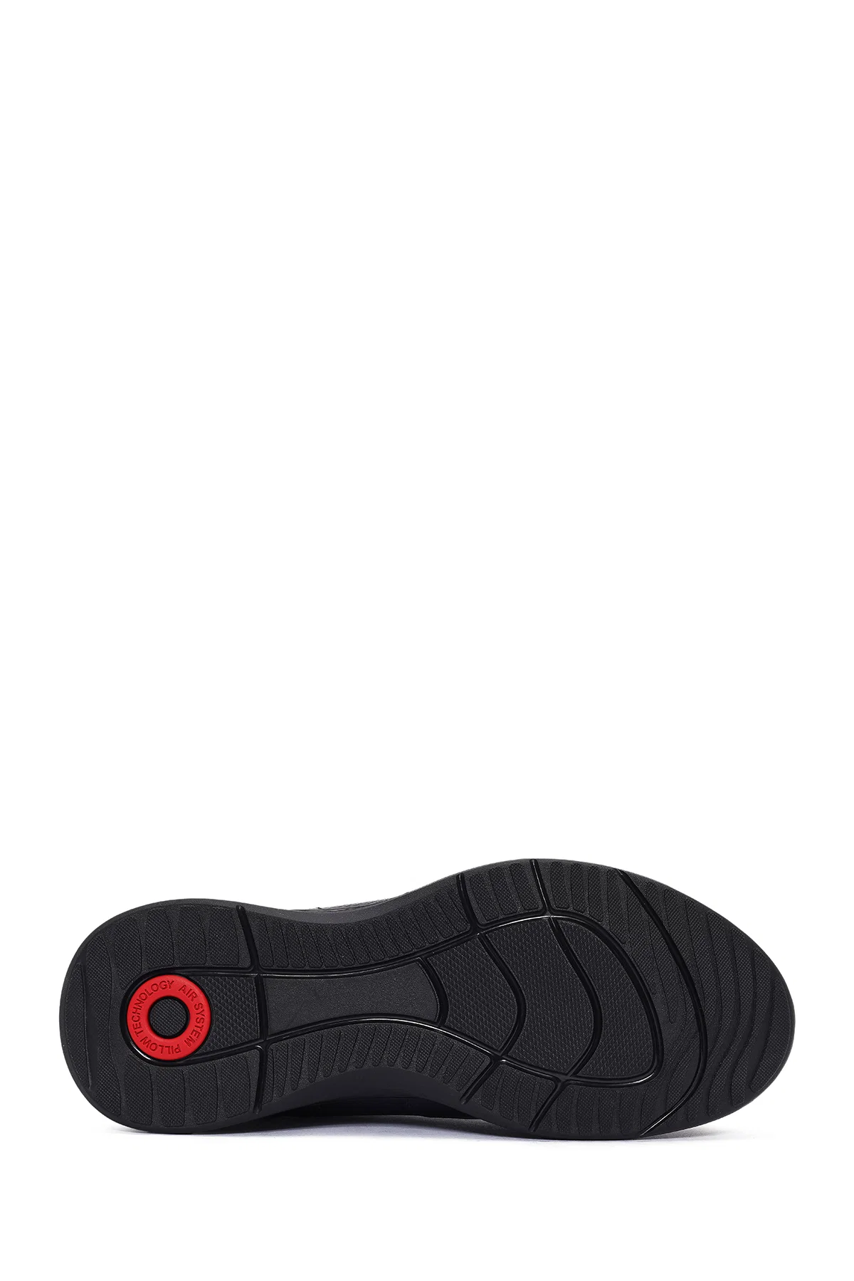 Erkek Lacivert Bağcıklı Deri Casual Sneaker - Image 4