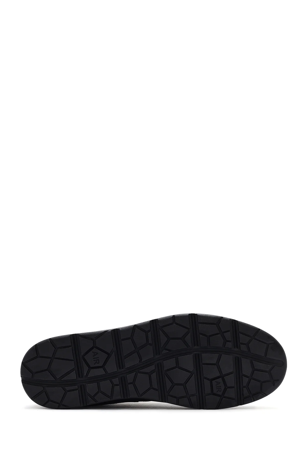 Erkek Lacivert Bağcıklı Deri Casual Sneaker - Image 5