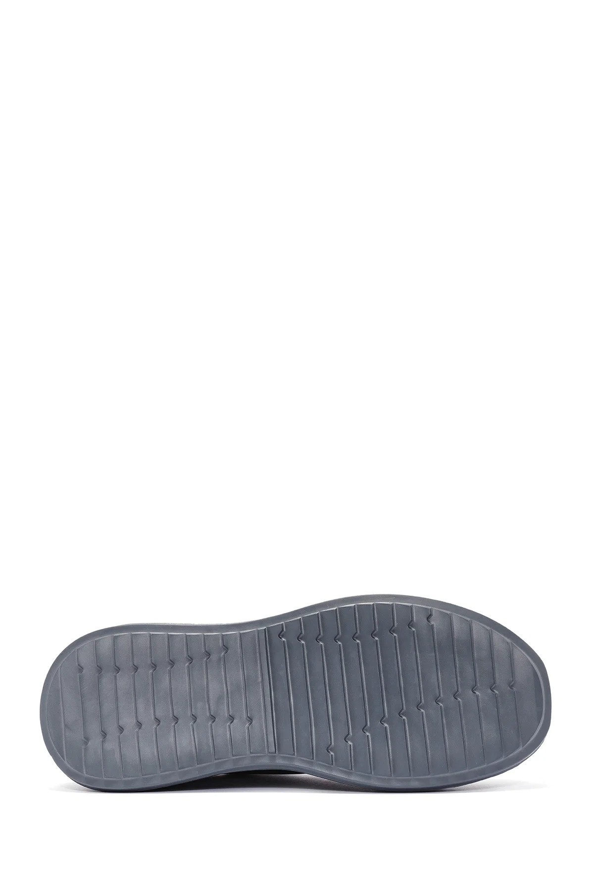 Erkek Lacivert Bağcıklı Deri Sneaker - Image 4