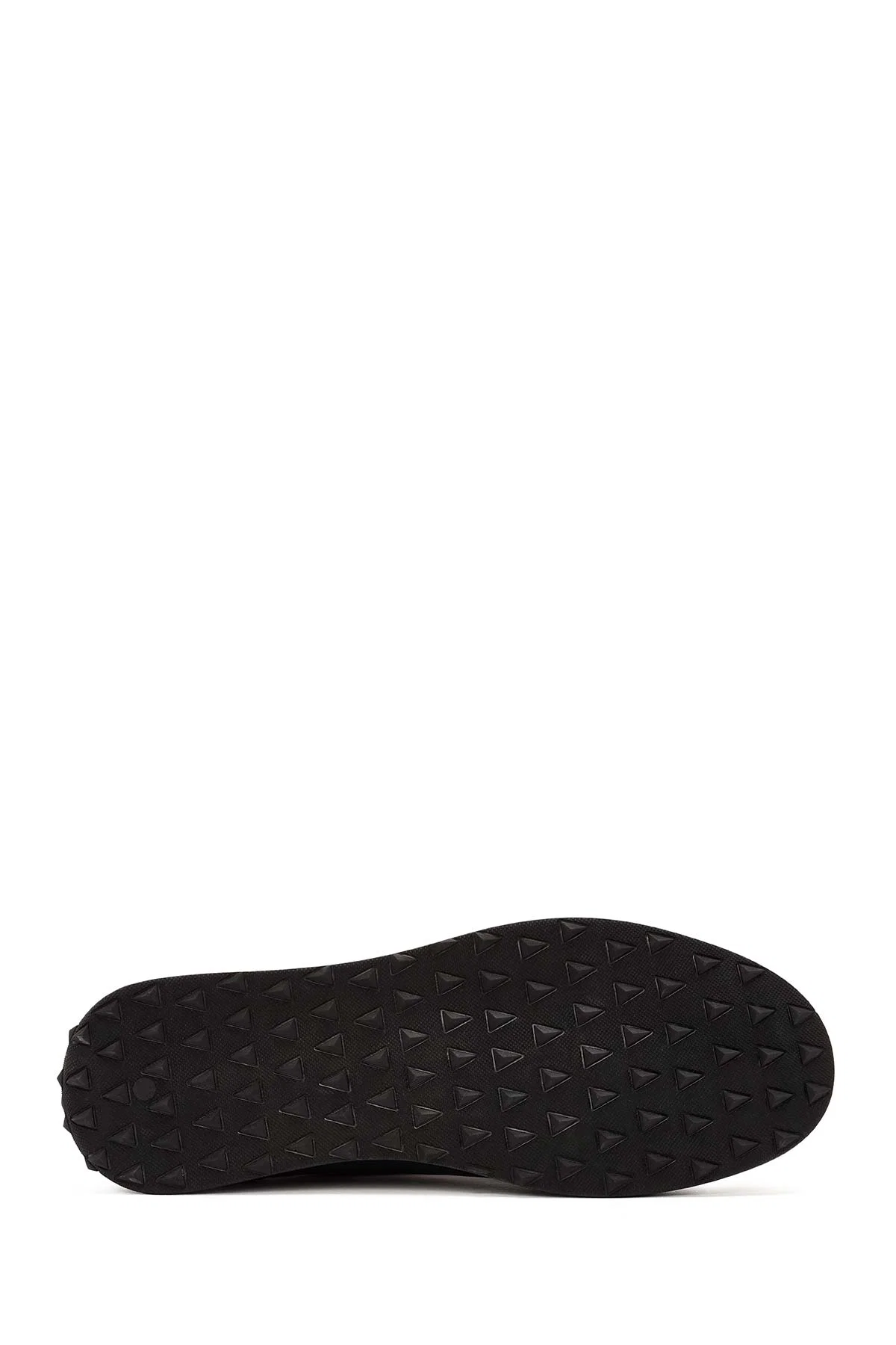 Erkek Lacivert Bağcıklı Deri Sneaker - Image 4