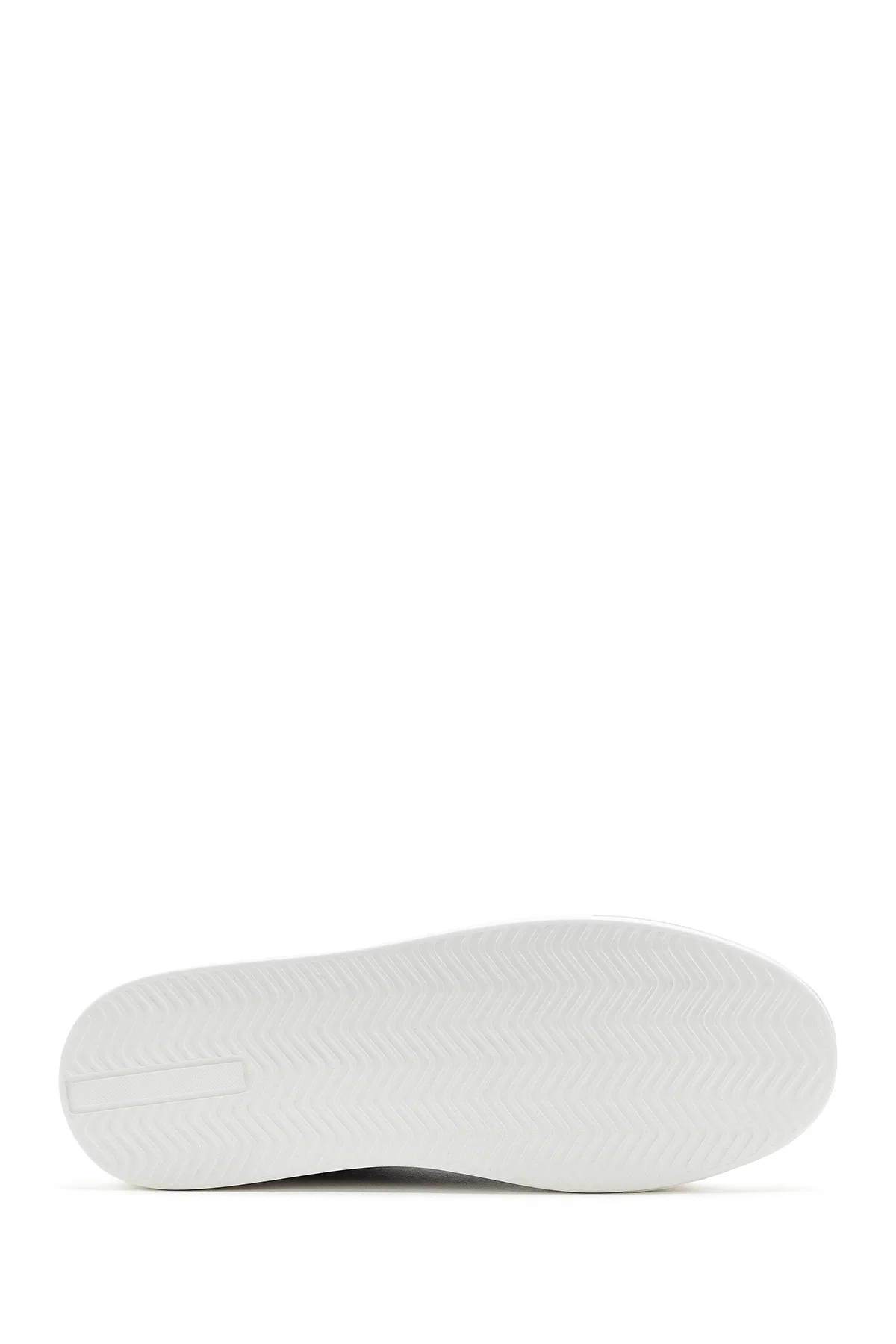 Erkek Lacivert Bağcıklı Deri Sneaker - Image 4