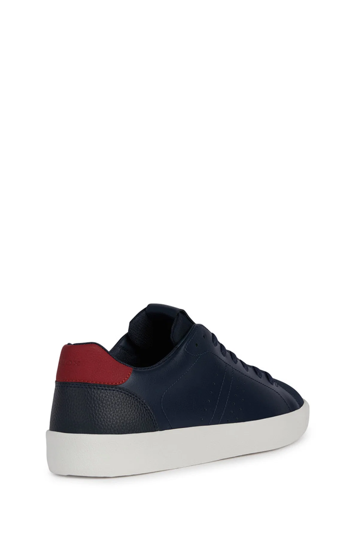 Geox Erkek Lacivert Affıle Bağcıklı Deri Sneaker - Image 4