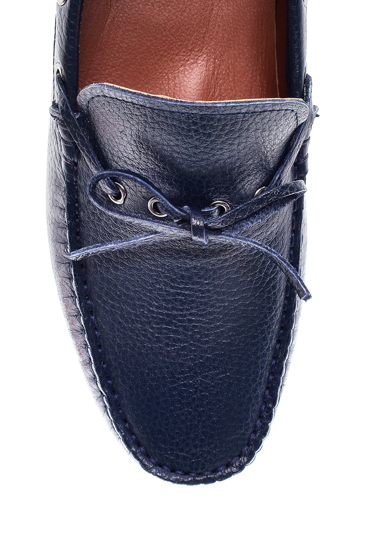 Erkek Lacivert Deri Casual Loafer - Image 6