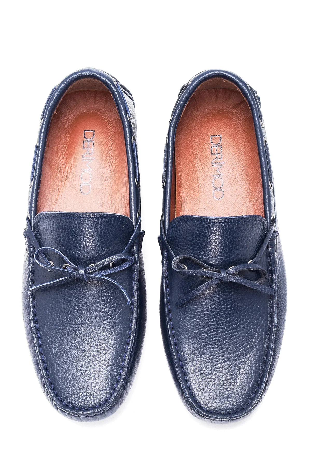 Erkek Lacivert Deri Casual Loafer - Image 7