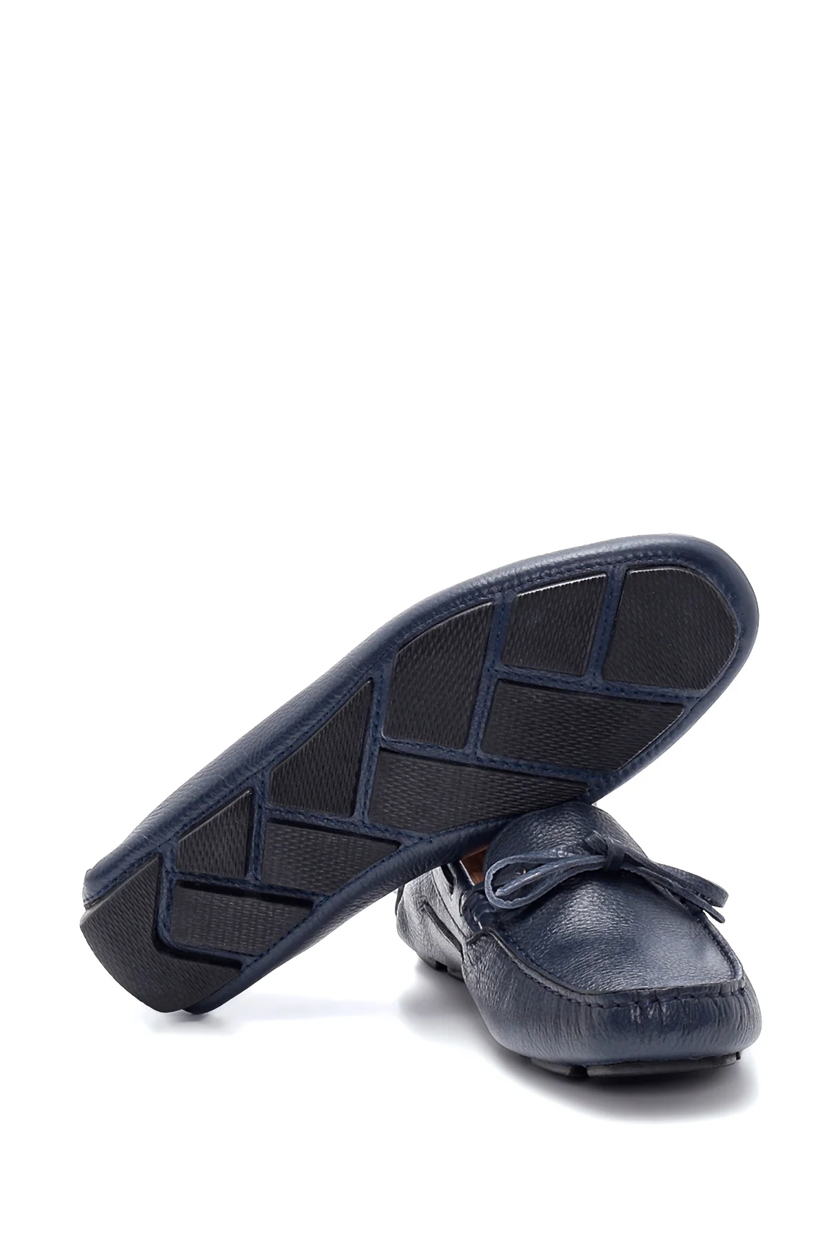 Erkek Lacivert Deri Casual Loafer - Image 4