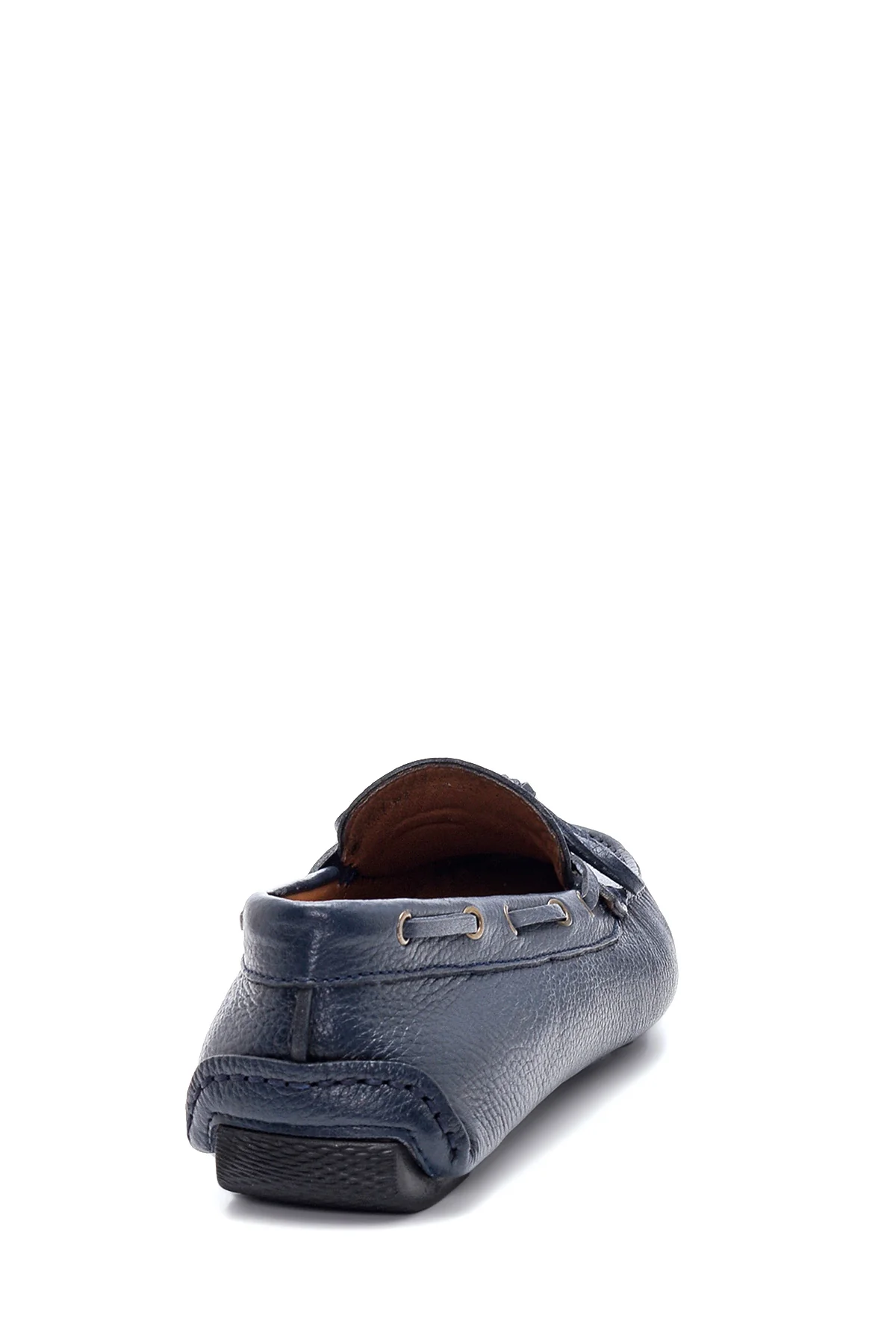 Erkek Lacivert Deri Casual Loafer - Image 5