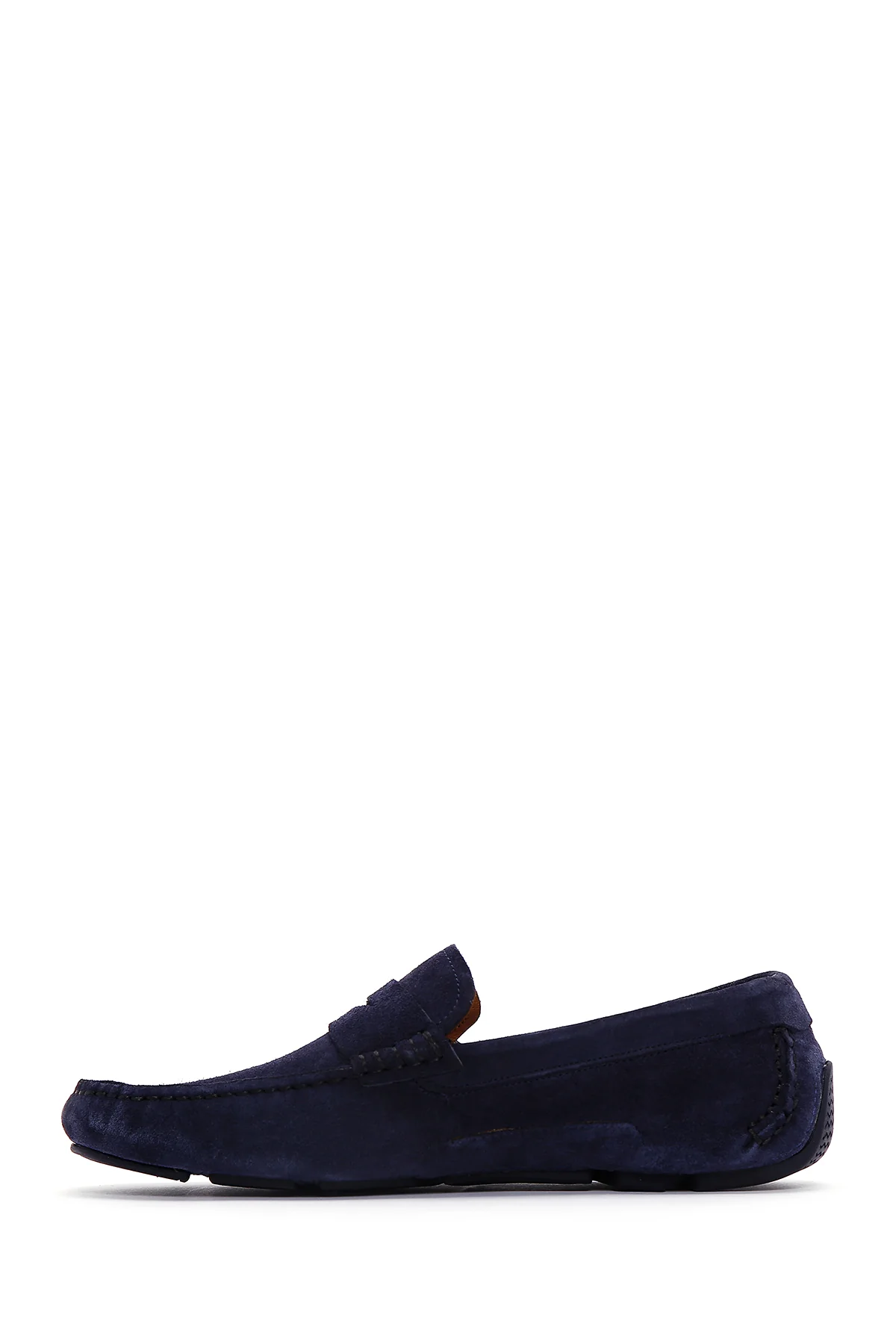 Erkek Lacivert Deri Casual Loafer - Image 2