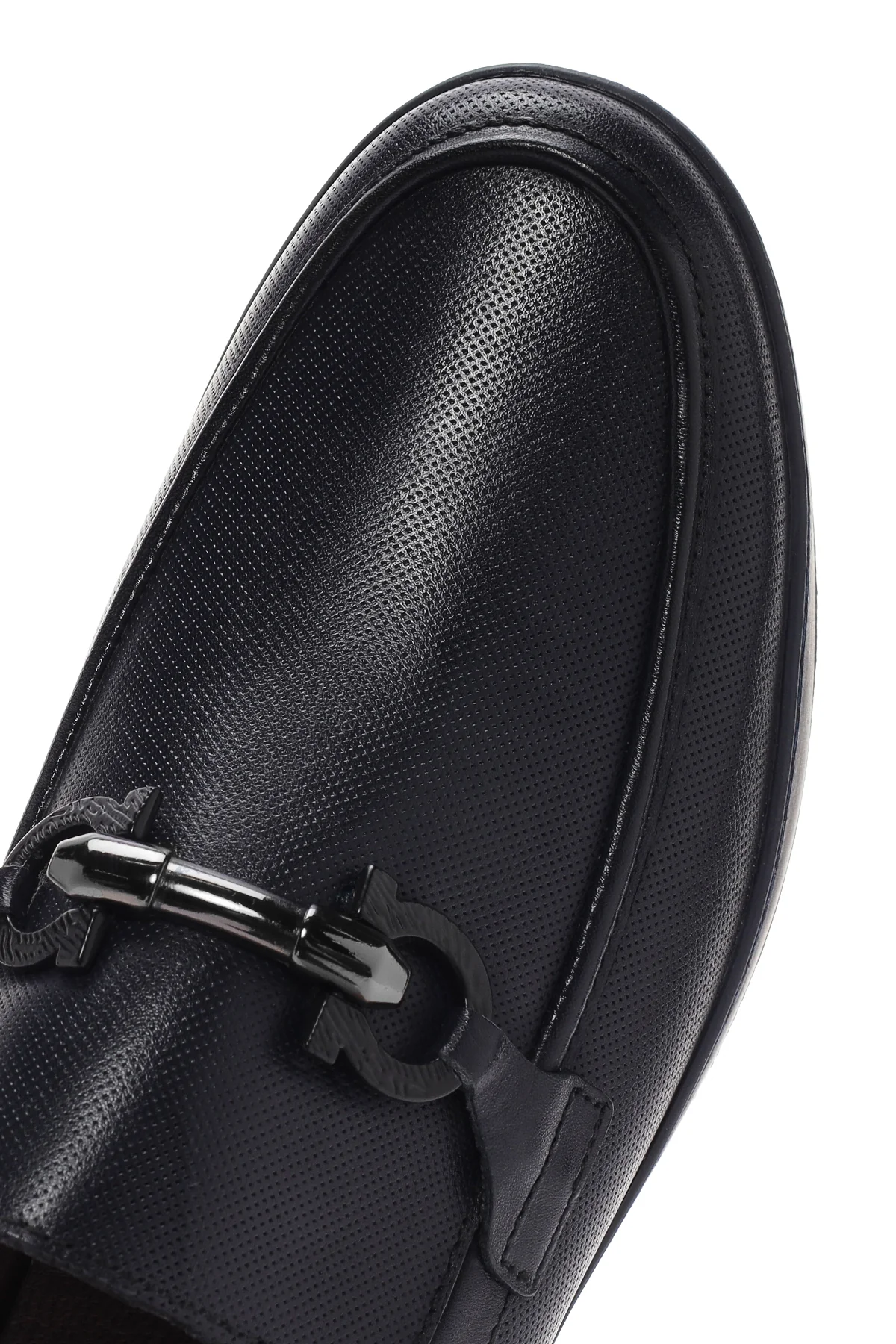 Erkek Lacivert Deri Casual Loafer - Image 9