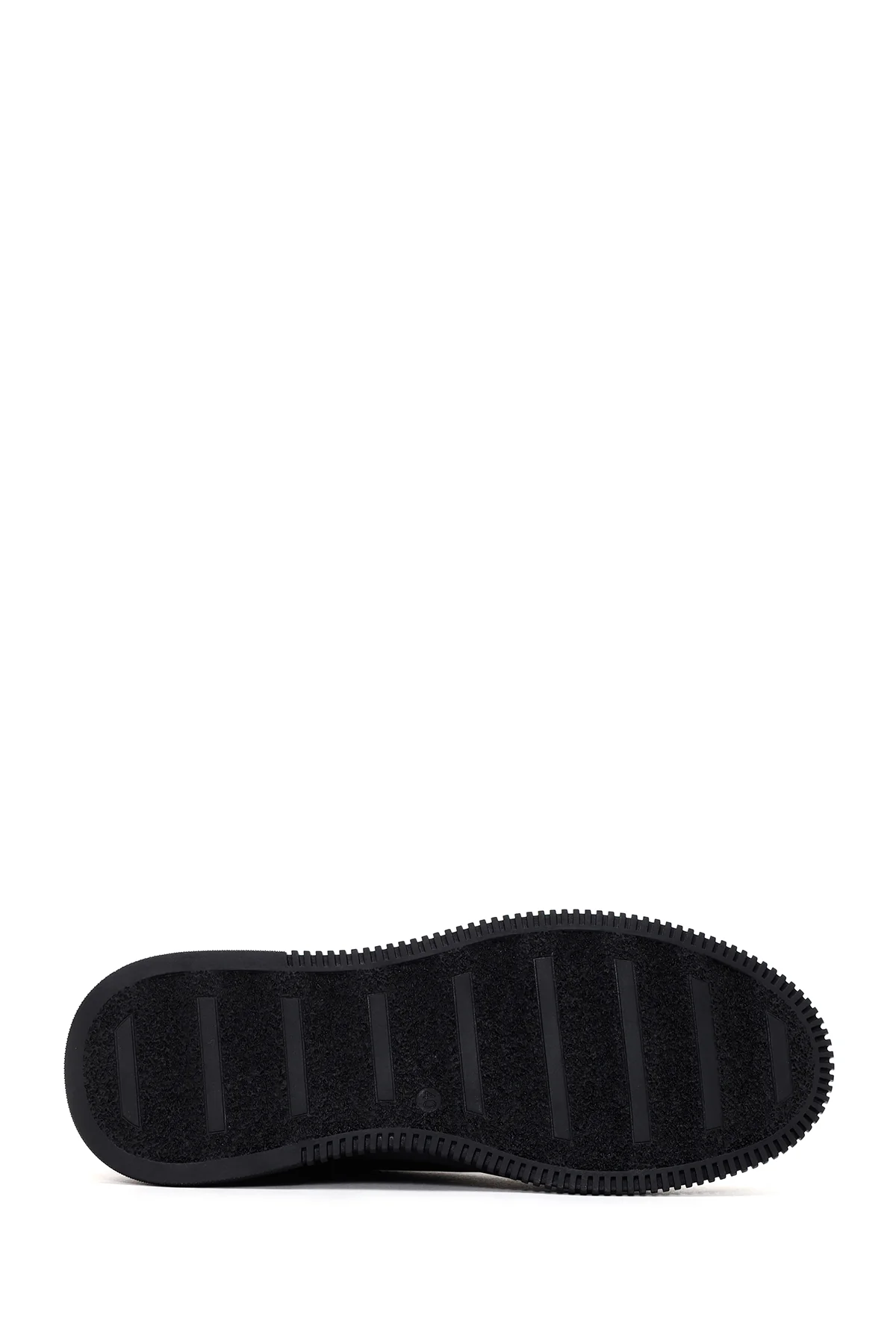 Erkek Lacivert Deri Sneaker - Image 4