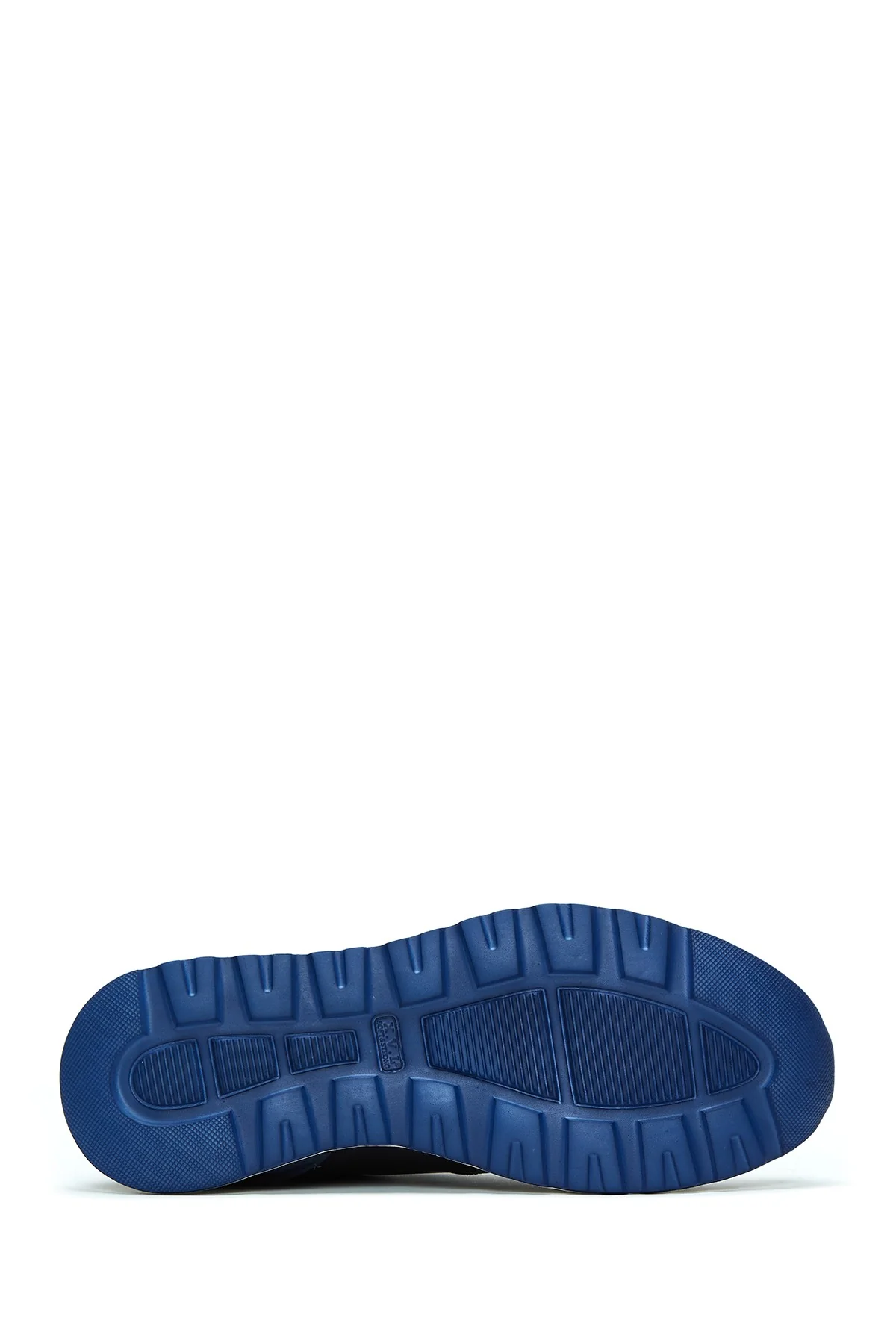 Erkek Lacivert Deri Sneaker - Image 4