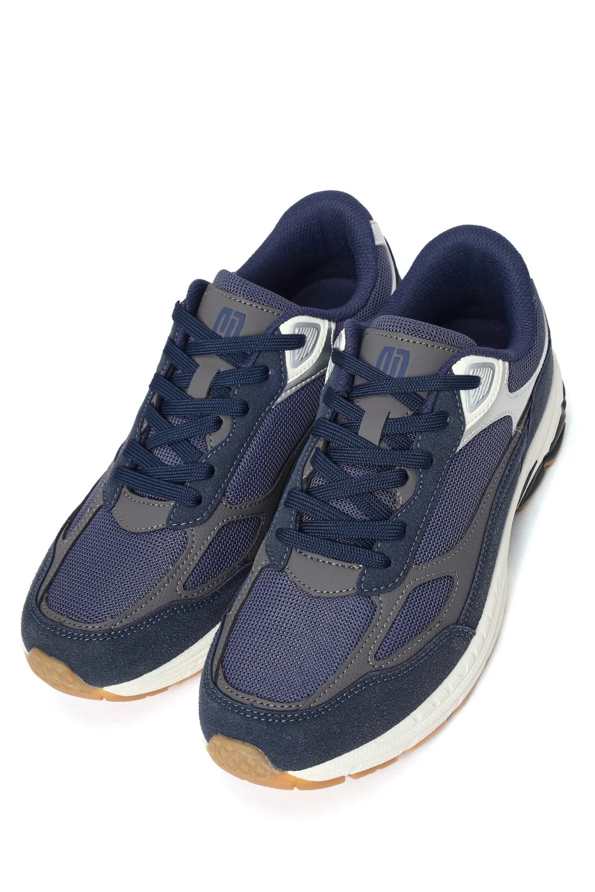 Erkek Lacivert Kalın Tabanlı Bağcıklı Sneaker - Image 10