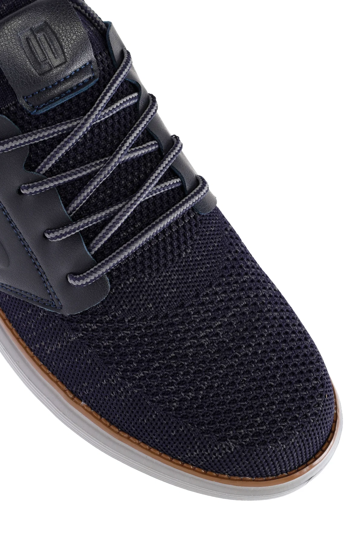 Erkek Lacivert Kumaş Sneaker - Image 10