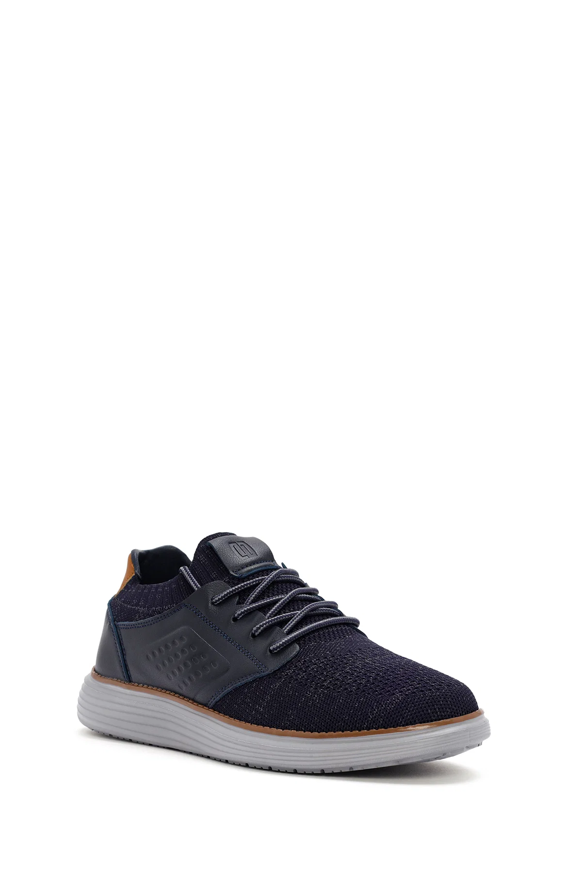 Erkek Lacivert Kumaş Sneaker - Image 6